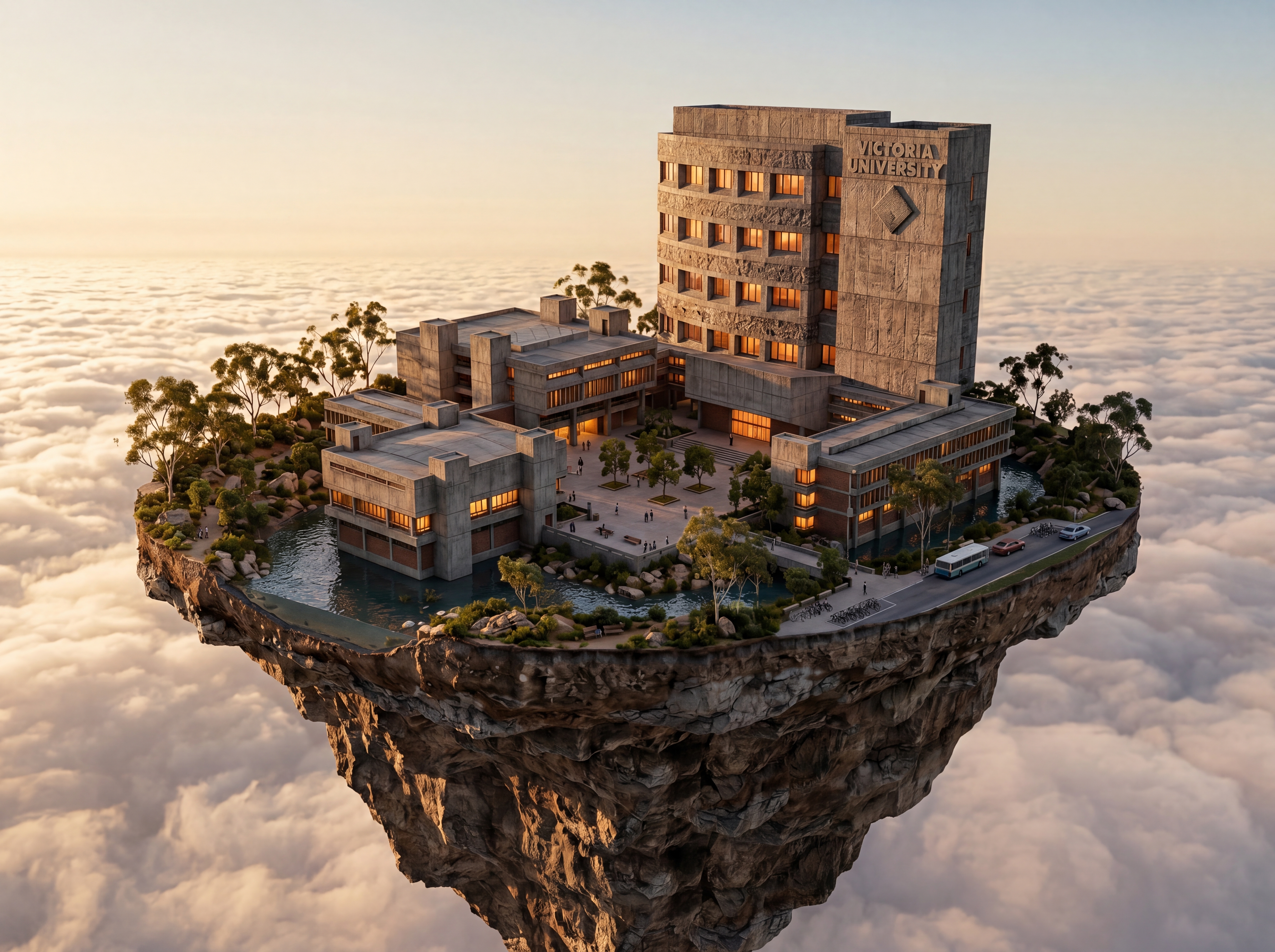 Victoria University diorama
