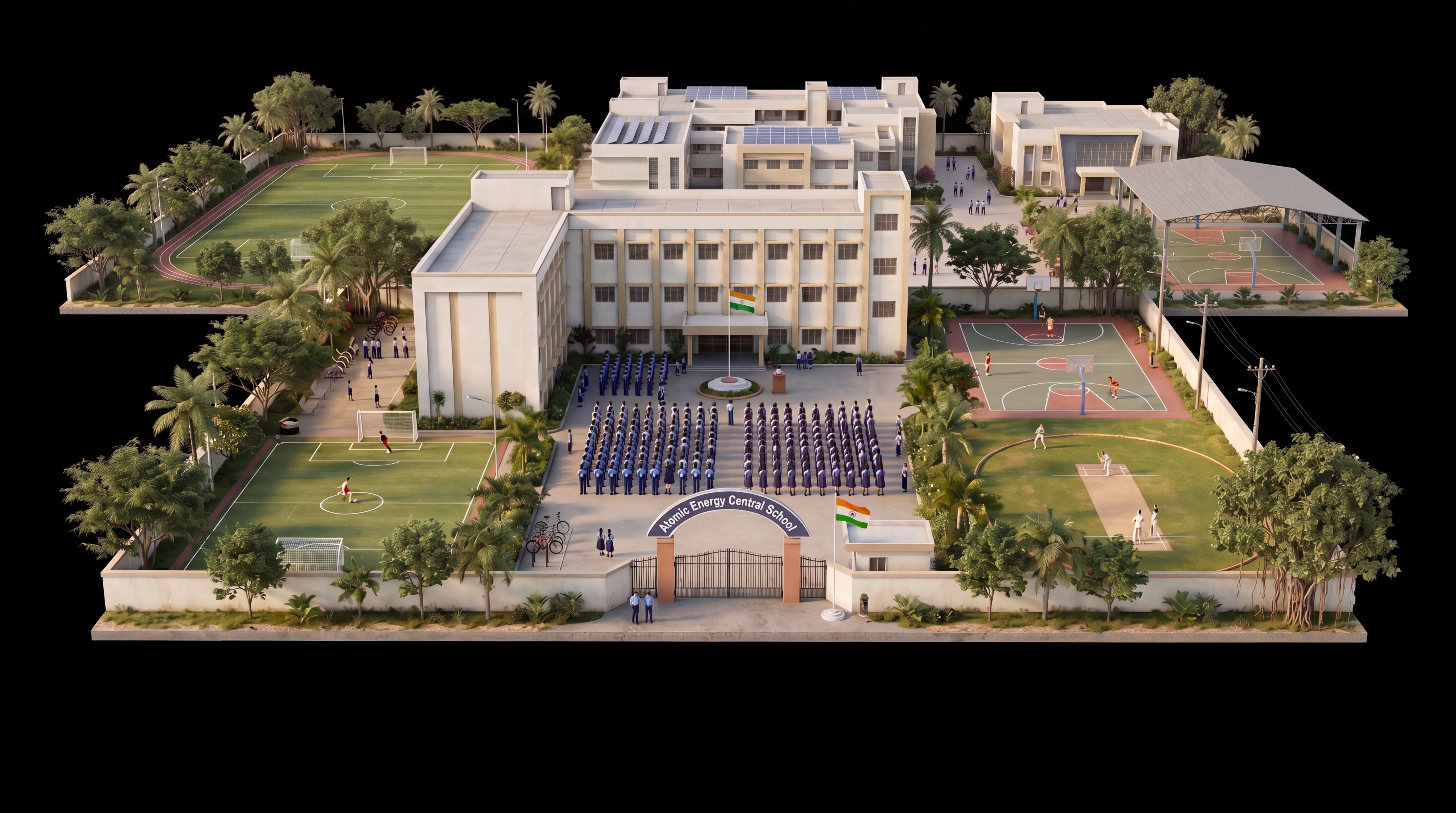 Atomic Energy Central School diorama
